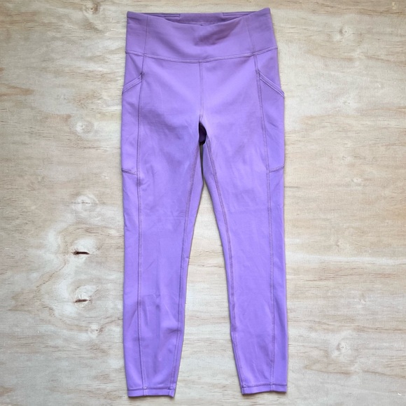 Lululemon Invigorate light purple/pink leggings Size 6 - Picture 5 of 10